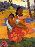 Paul Gauguin When Will You Marry oil